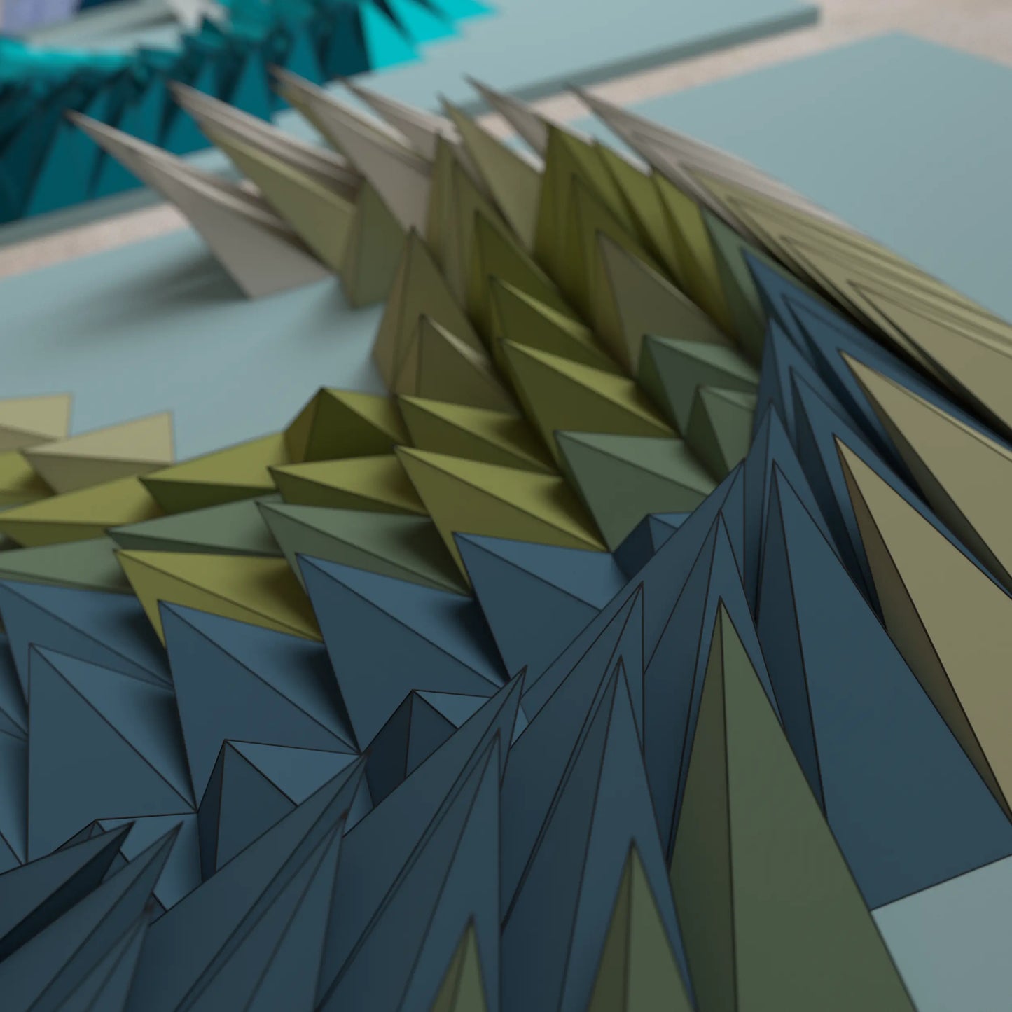 3D MODEL EXPORT for PARAGAMI 01_06 - PLUNGING WAVE - GIFT