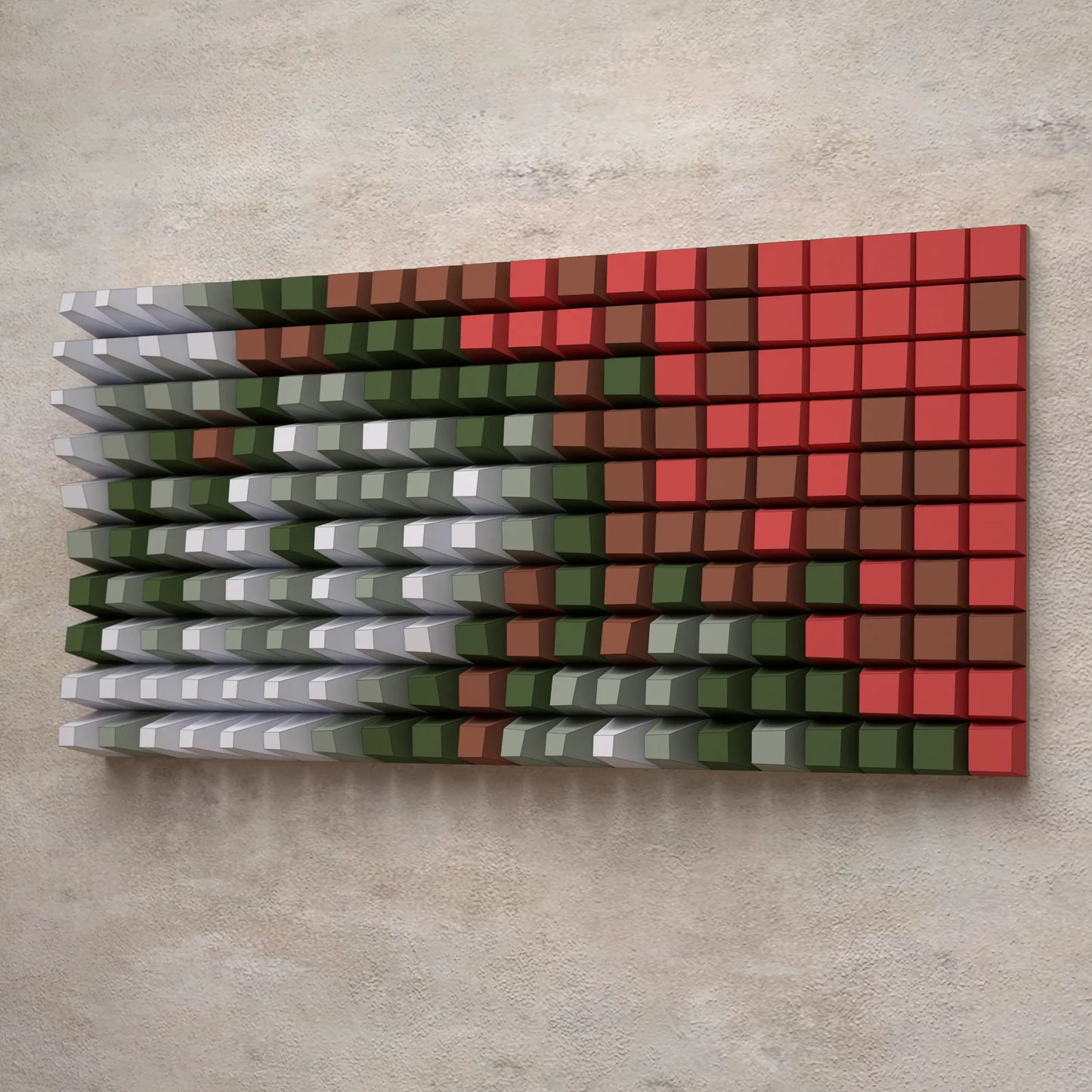 BLOCK WAVE - 3D MODEL EXPORT / PARAGAMI 002_001