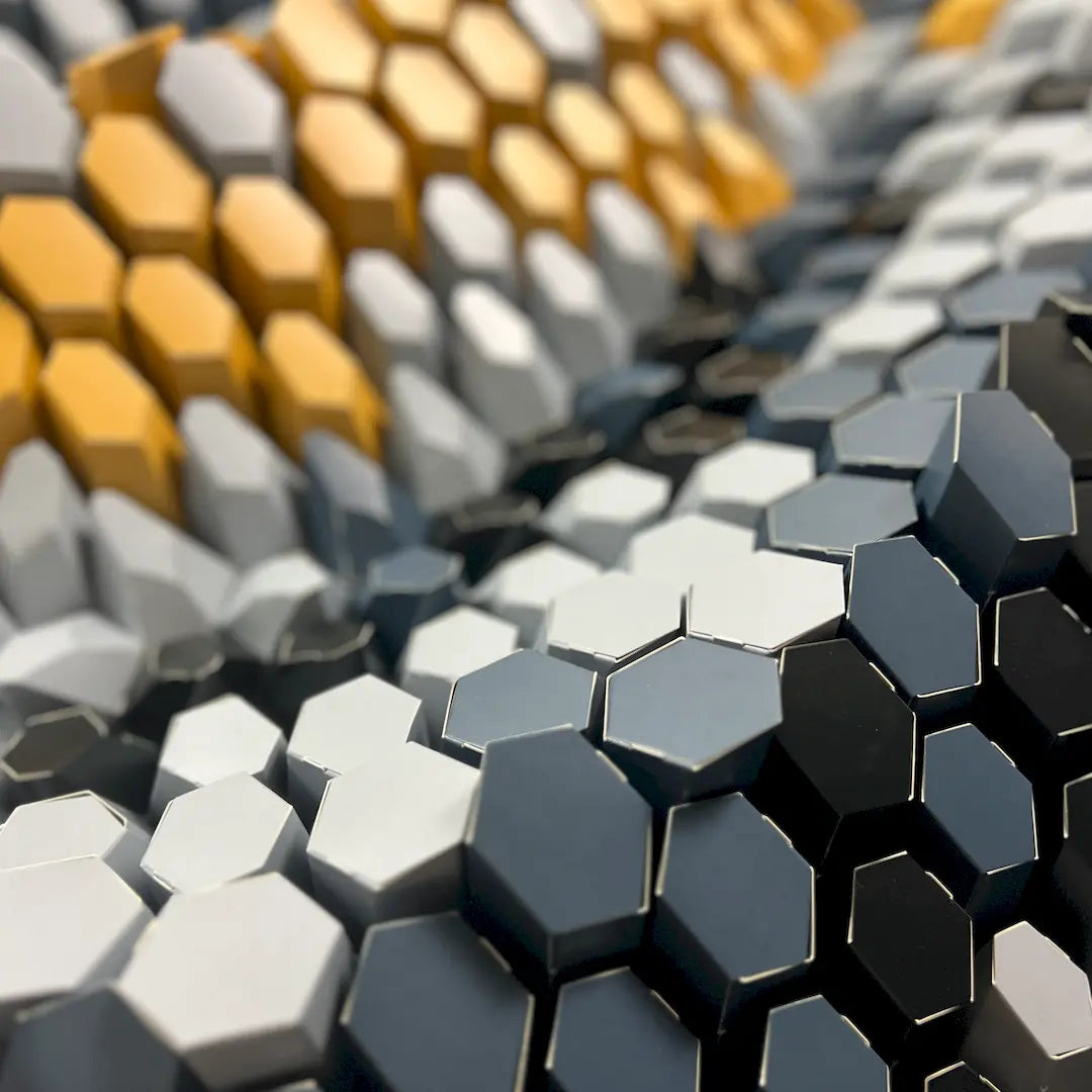 HEXSPIRE: CORNER RIPPLES BUNDLE 05 (Blocks + Layout) / PARAGAMI PAPER KIT 101_002_005