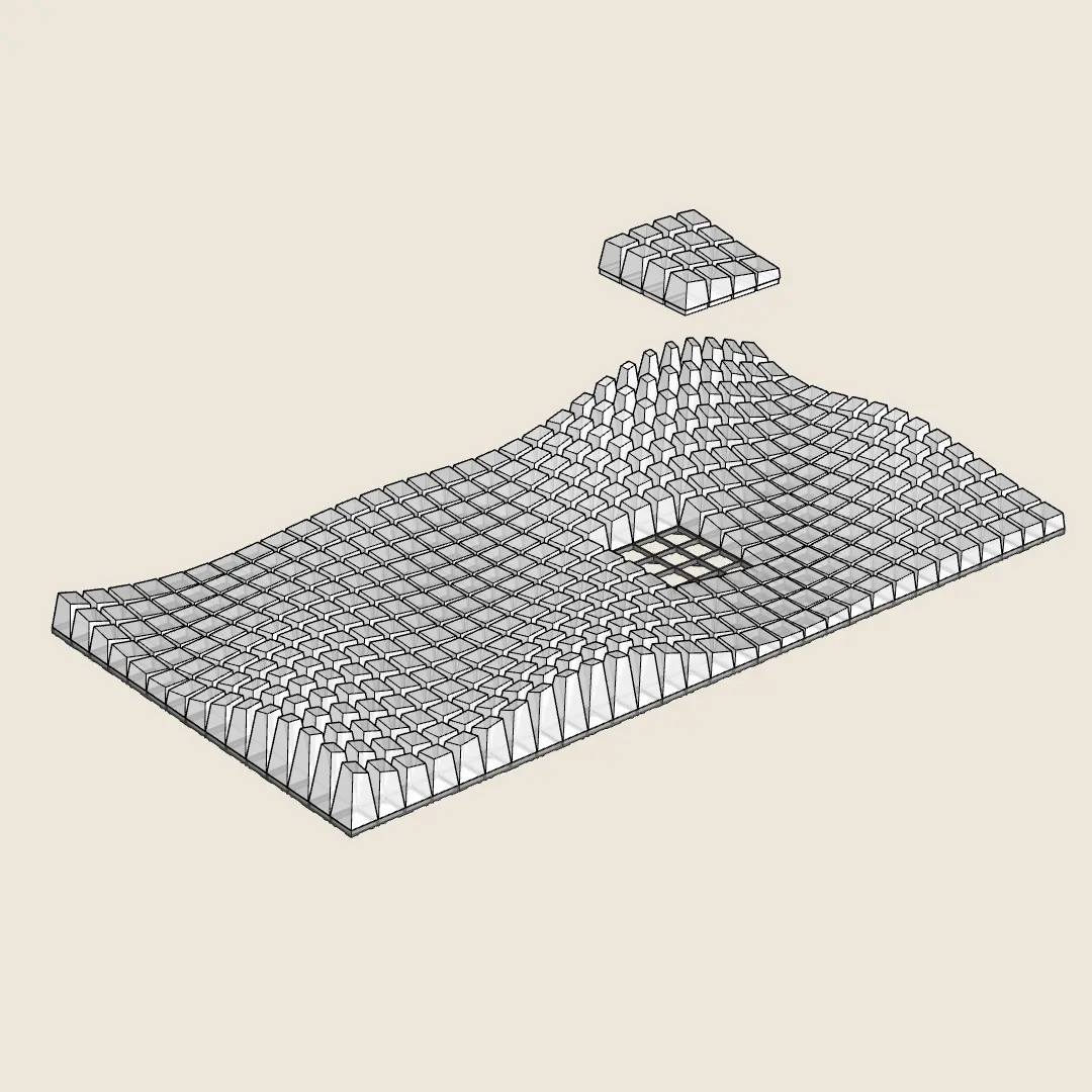 3D MODEL EXPORT for PARAGAMI 02_03 - HIGH TIDE