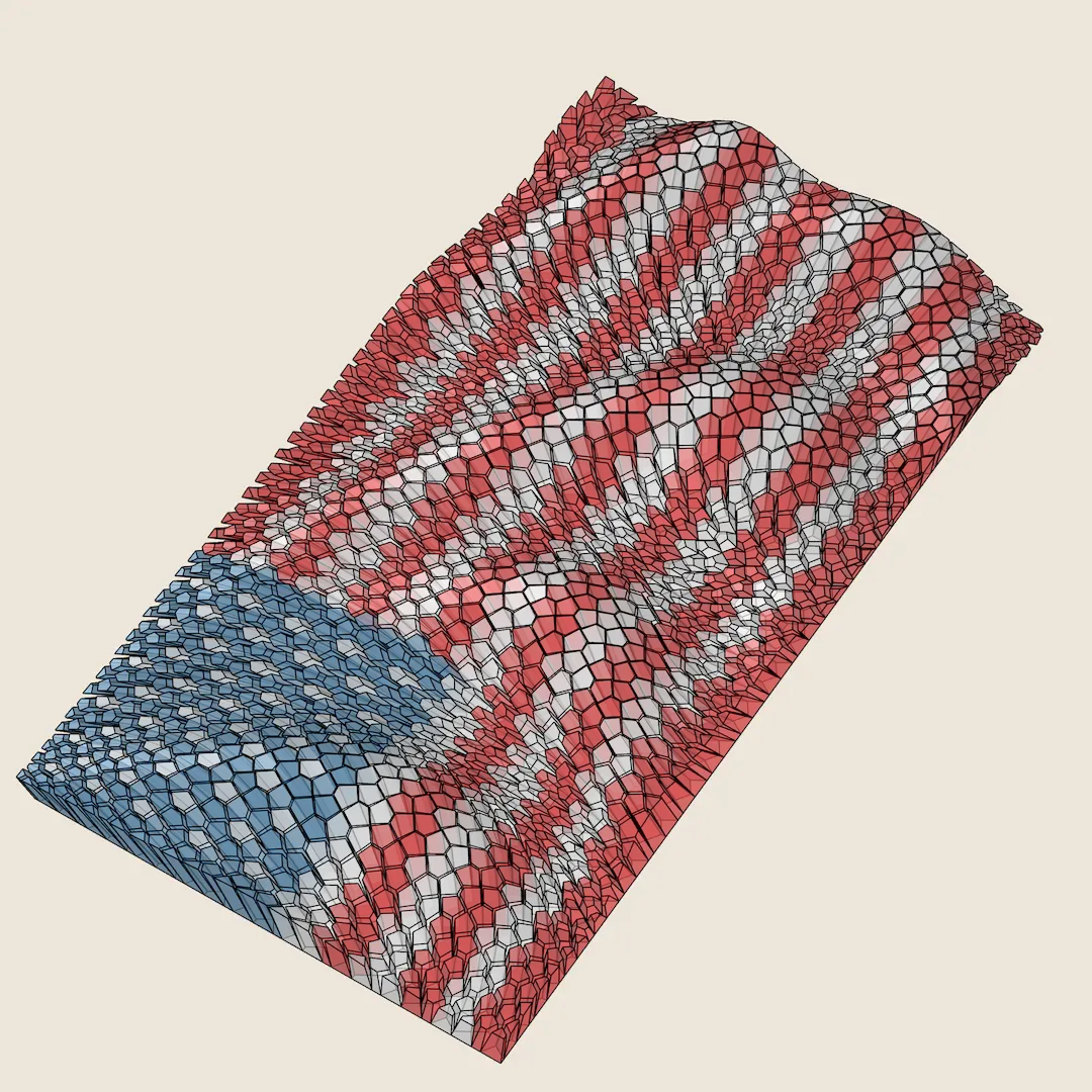 WINDY FLAG - 3D MODEL EXPORT / PARAGAMI 007_008