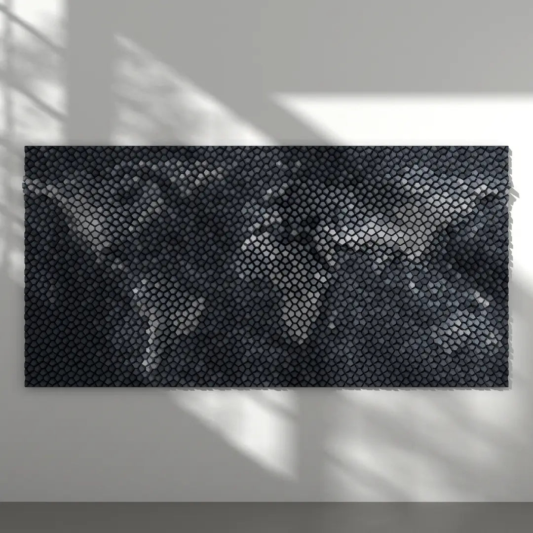 3D MODEL EXPORT for PARAGAMI 07_11 - WORLD MAP XL