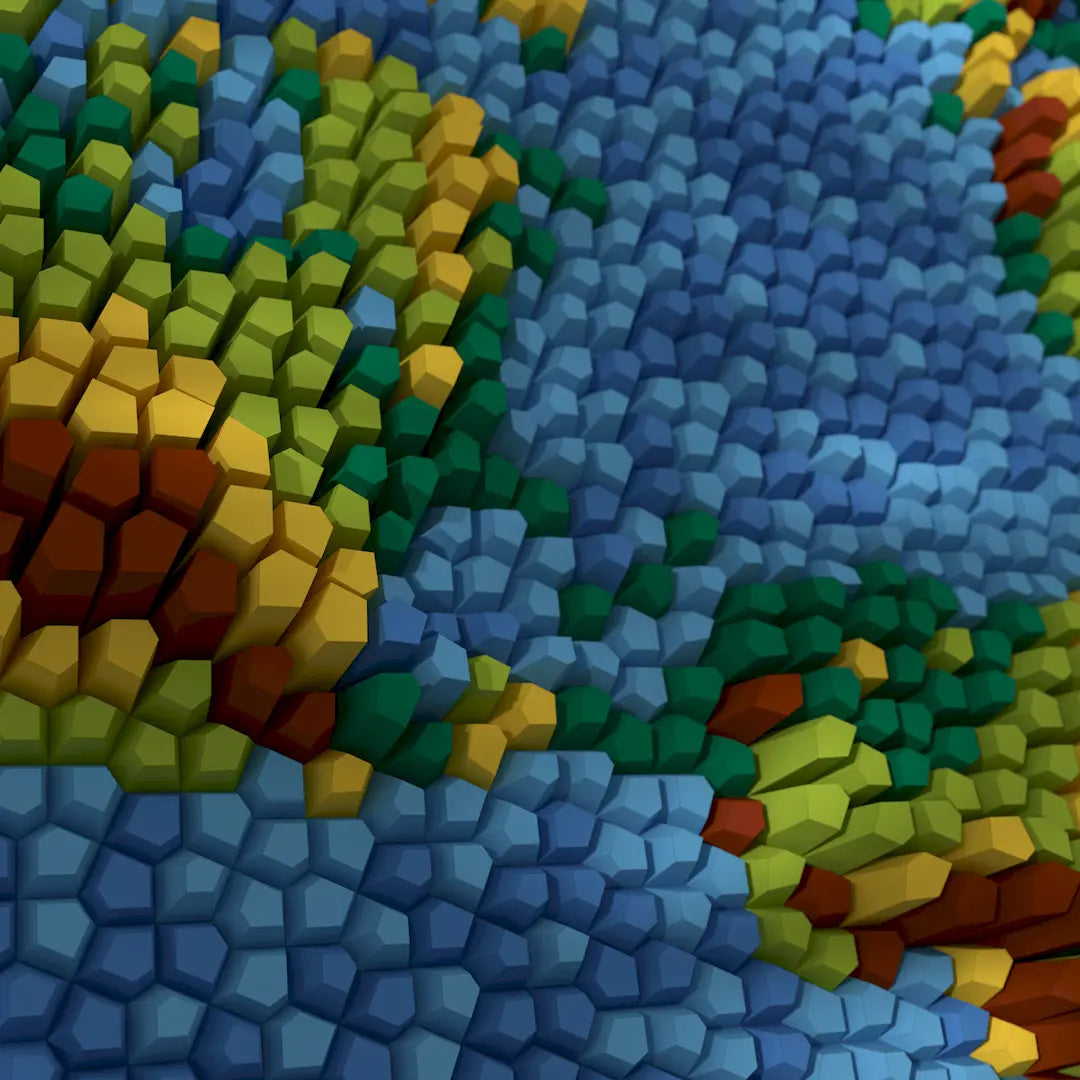 3D MODEL EXPORT for PARAGAMI 07_11 - WORLD MAP XL