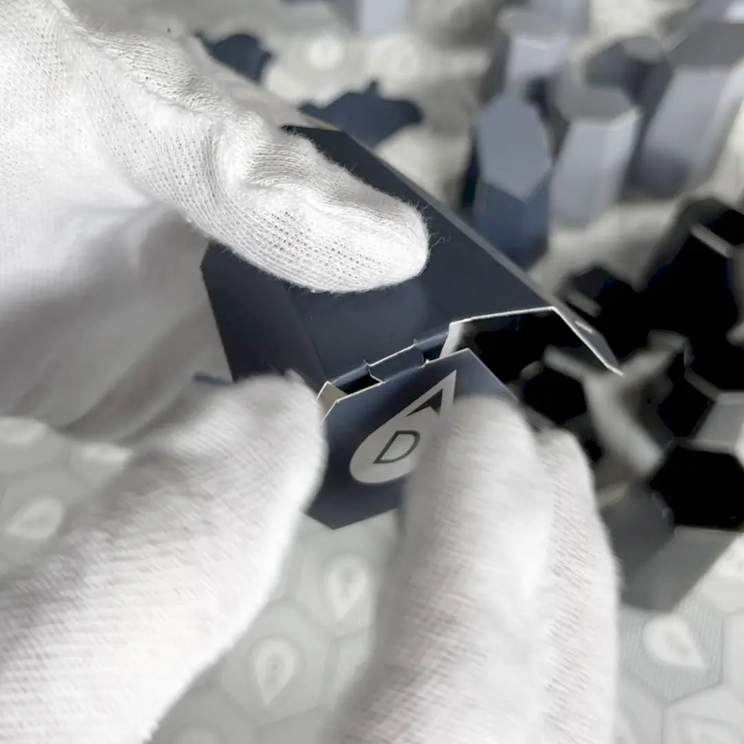 HEXSPIRE: CORNER RIPPLES BUNDLE 02 (Blocks + Layout) / PARAGAMI PAPER KIT 101_002_002