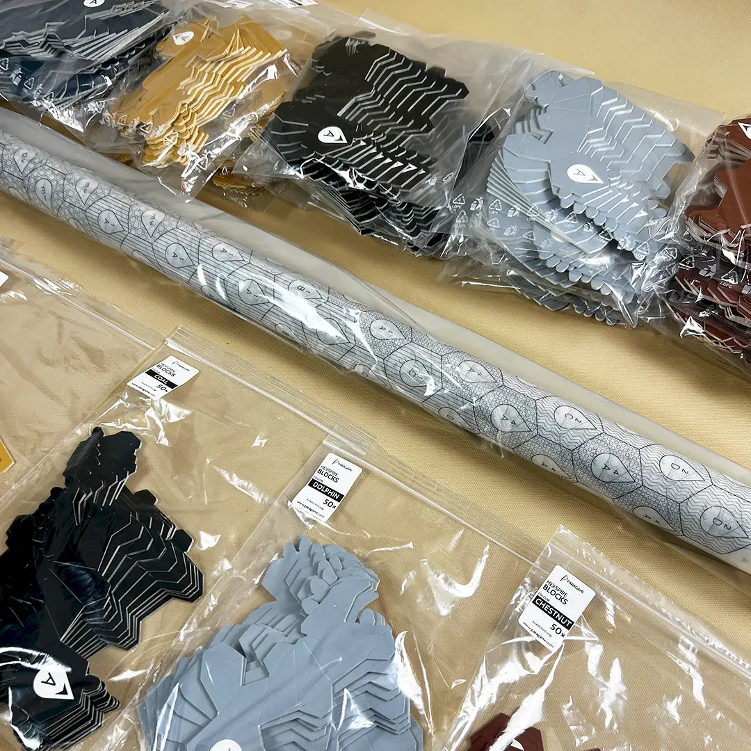 HEXSPIRE: SUN ERUPTION BUNDLE 01 (Blocks + Layout) / PARAGAMI PAPER KIT 101_034_001