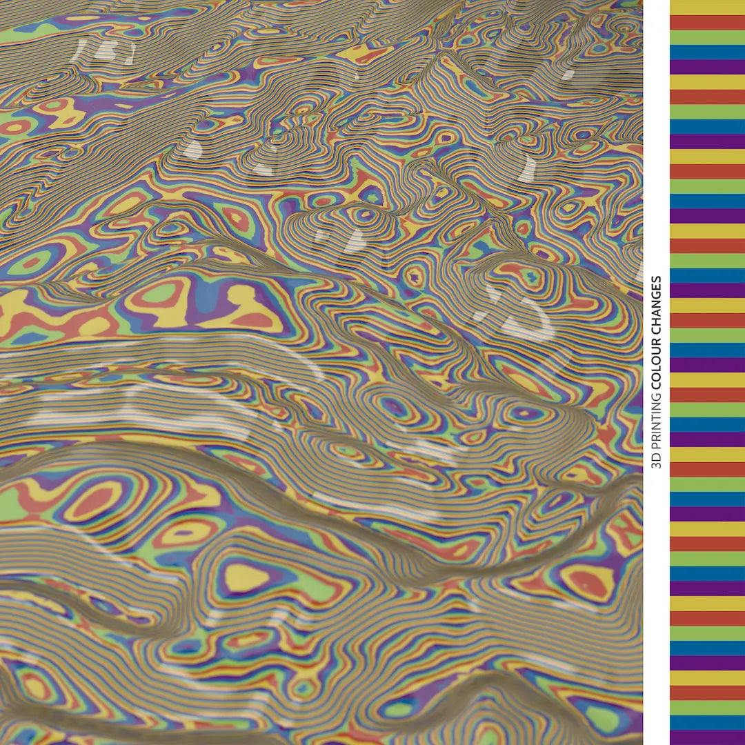 3D MODEL EXPORT for PARAGAMI 011_020 - FLUID NOISE