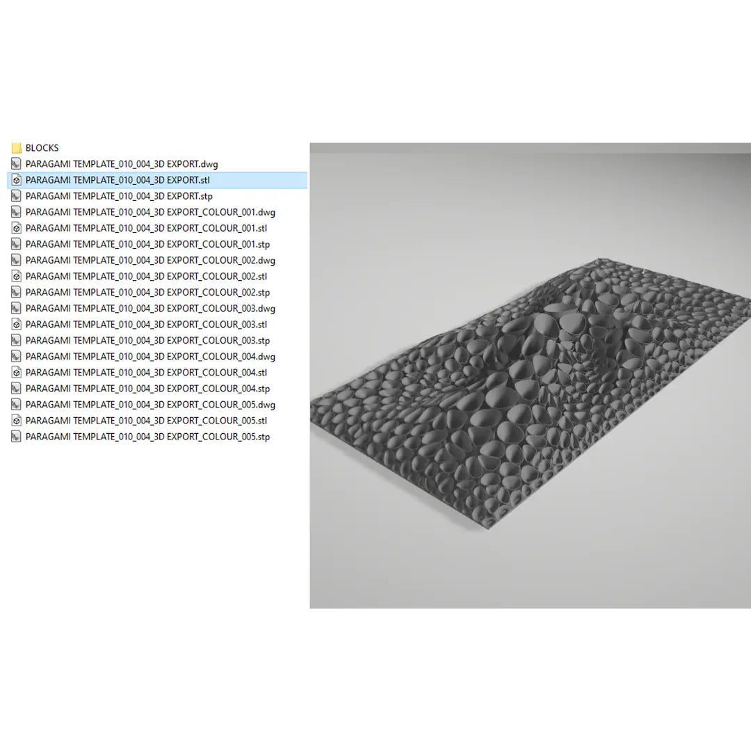 3D MODEL EXPORT for PARAGAMI 10_04 - CORAL SPONGE