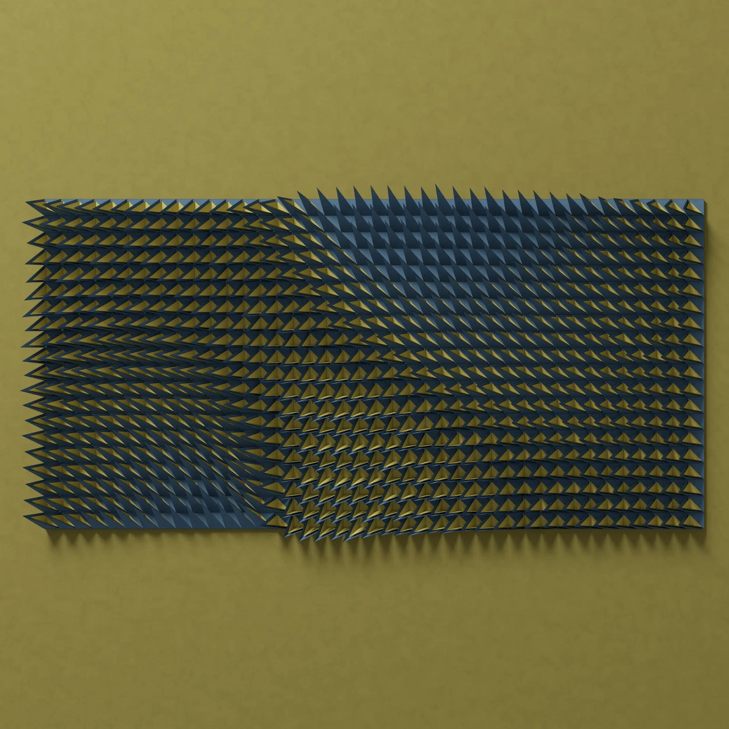 WIND FIELD - PARAGAMI 14_01 - TEMPLATE for 3D HANDMADE PAPER WALL ART_ PARAMETRIC DESIGN Paragami
