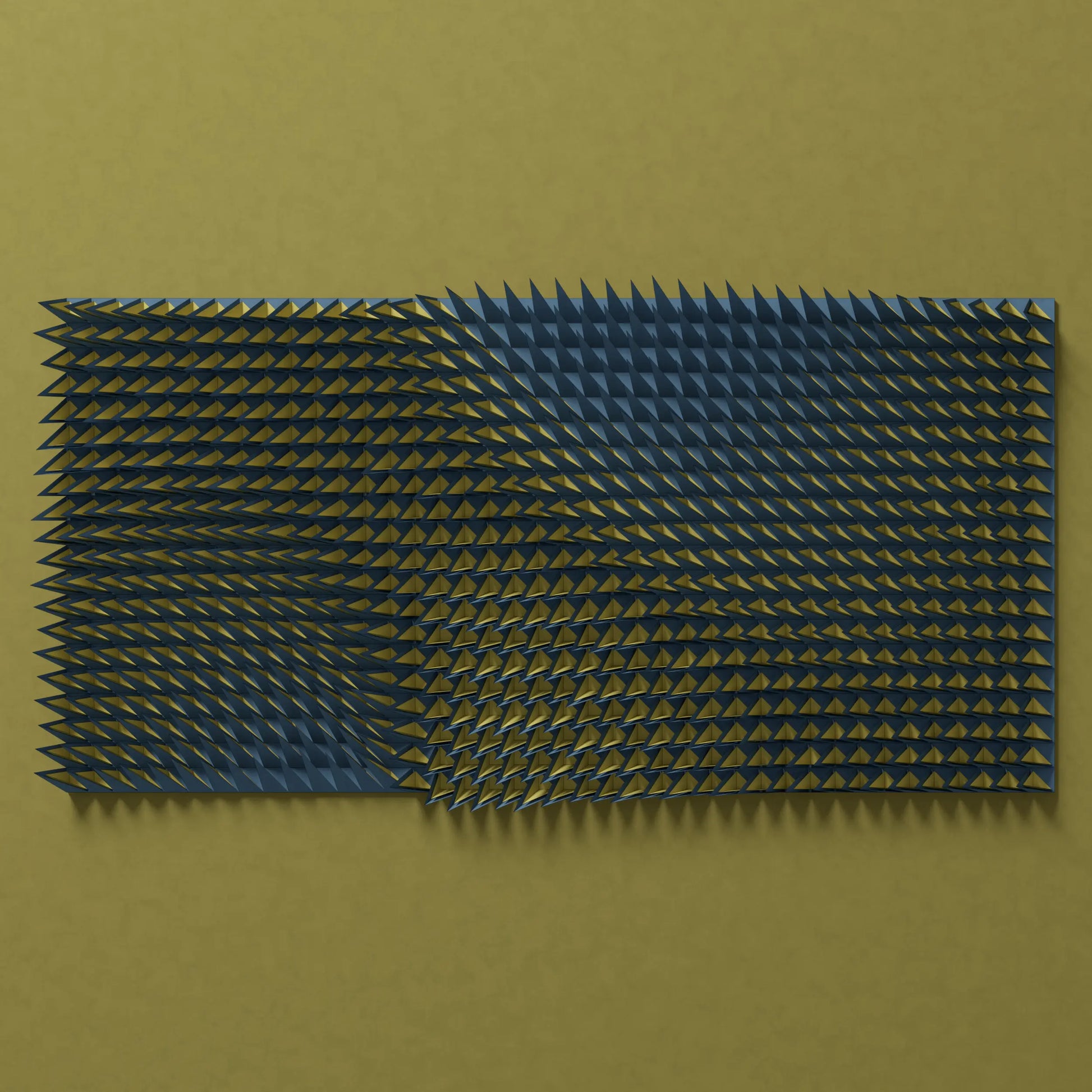 WIND FIELD - PARAGAMI 14_01 - TEMPLATE for 3D HANDMADE PAPER WALL ART_ PARAMETRIC DESIGN Paragami