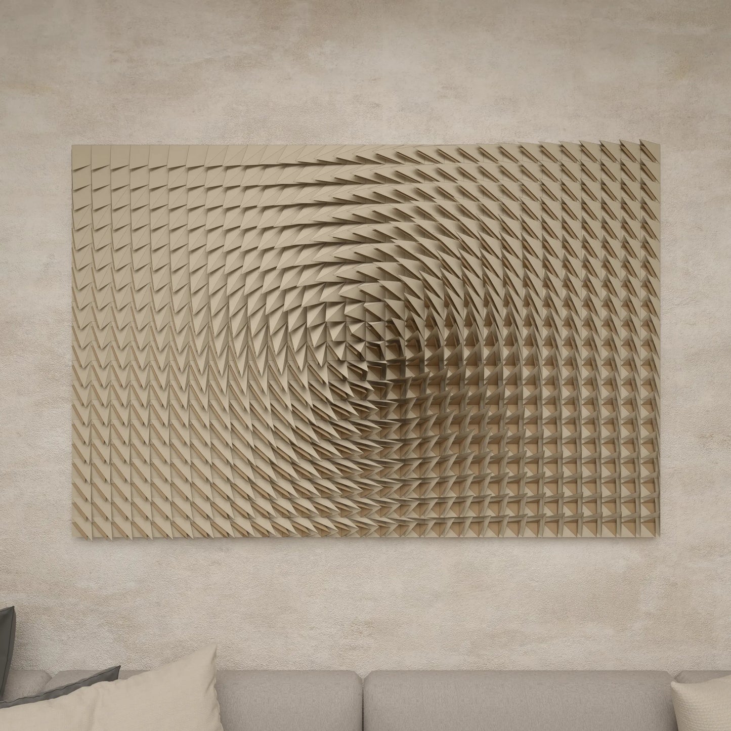 SILVER TWIST - PARAGAMI 14_04 - TEMPLATE for 3D HANDMADE PAPER WALL ART_ PARAMETRIC DESIGN Paragami