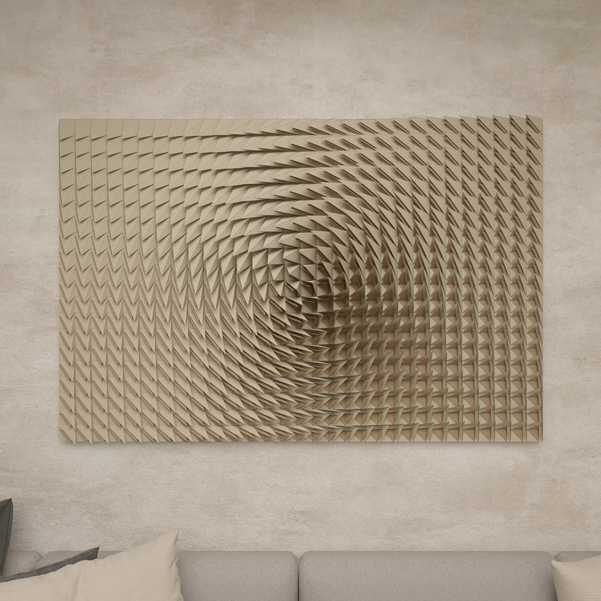 SILVER TWIST - PARAGAMI 14_04 - TEMPLATE for 3D HANDMADE PAPER WALL ART_ PARAMETRIC DESIGN Paragami
