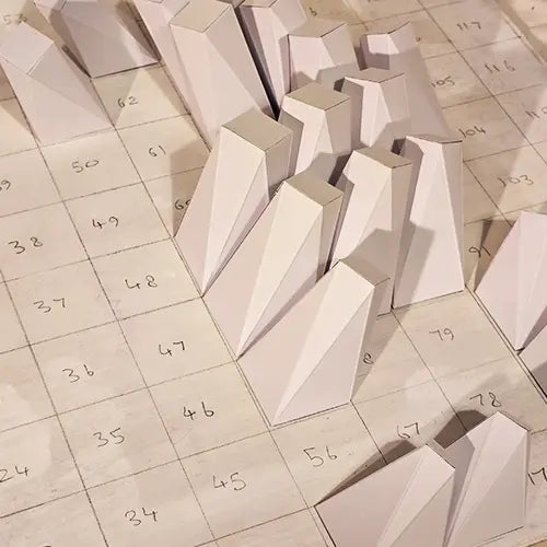 Made-to-order 3D printed wall art produced for a creator storefront