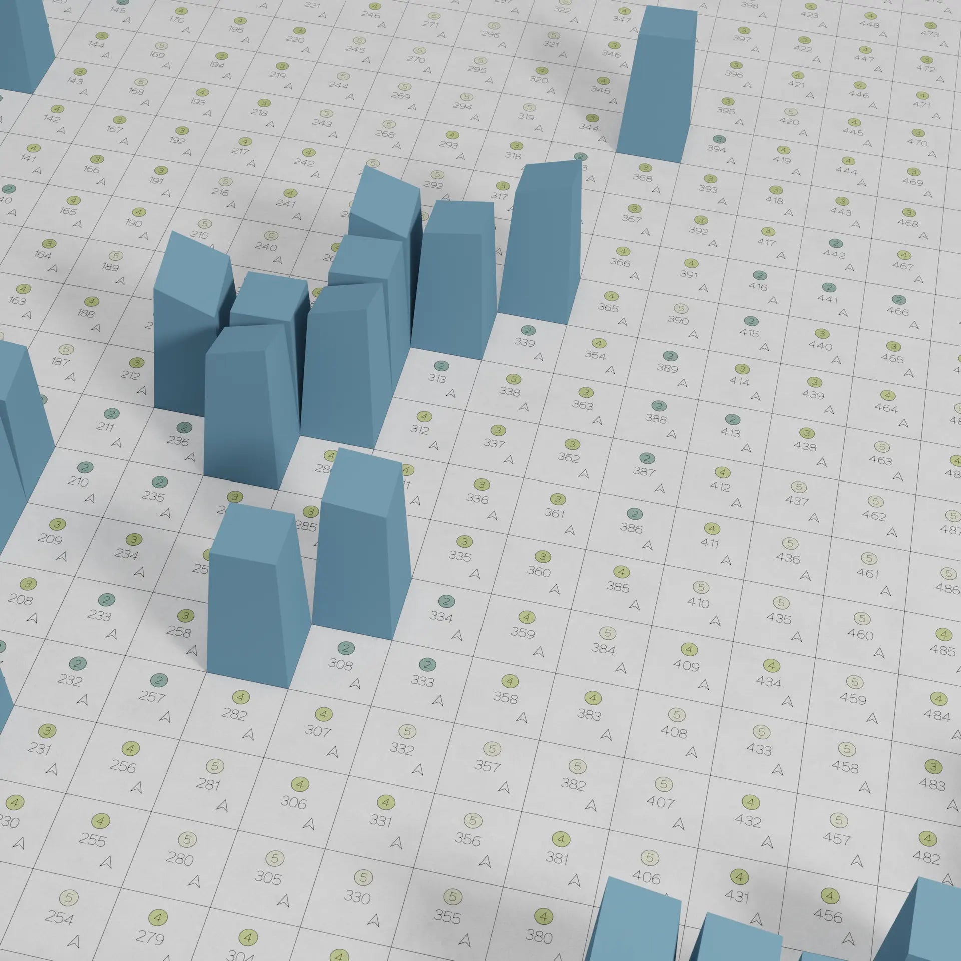 SPIRAL RAMP / PAPER FOLDING TEMPLATE FOR 3D GEOMETRIC WALL ART ...