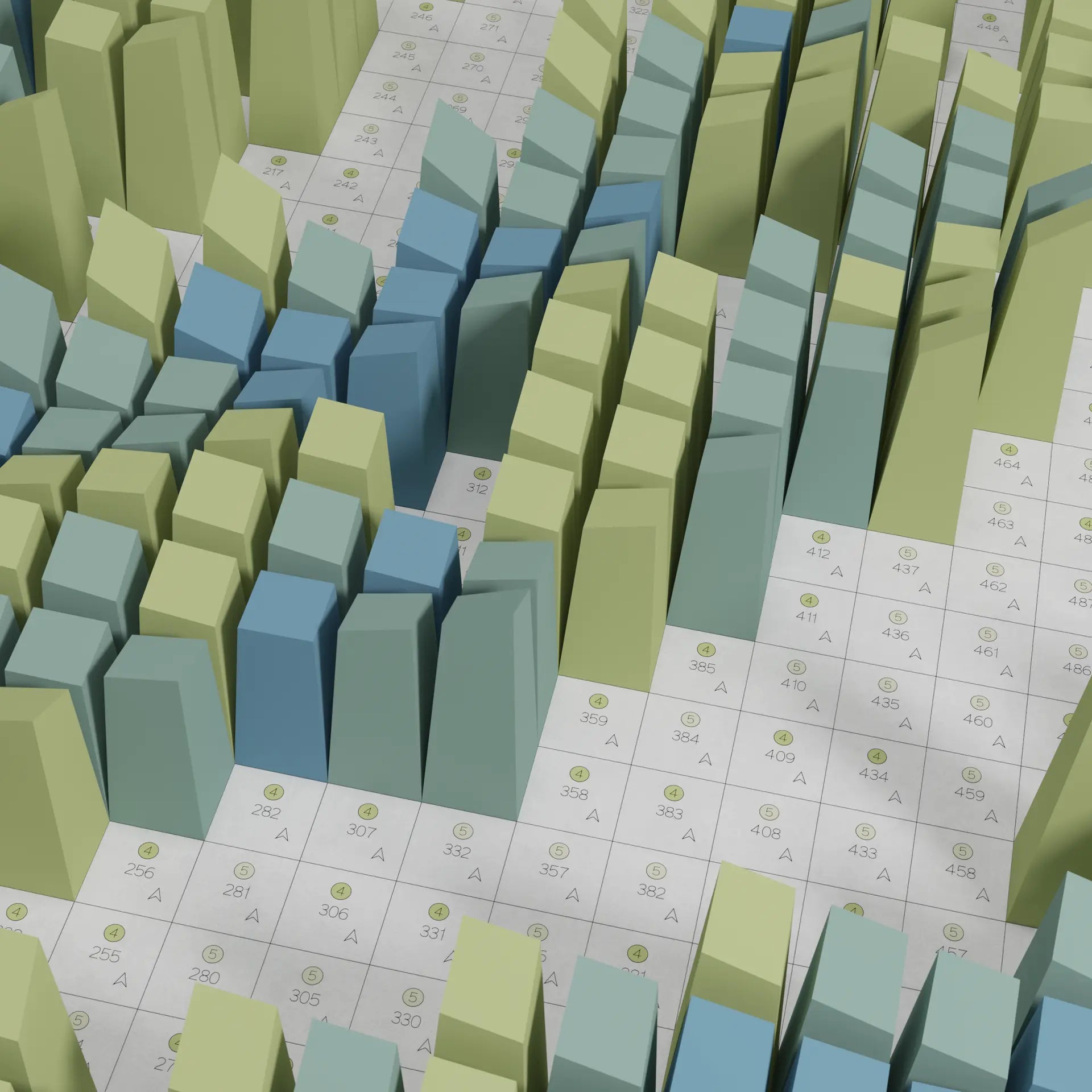 SPIRAL RAMP / PAPER FOLDING TEMPLATE FOR 3D GEOMETRIC WALL ART ...