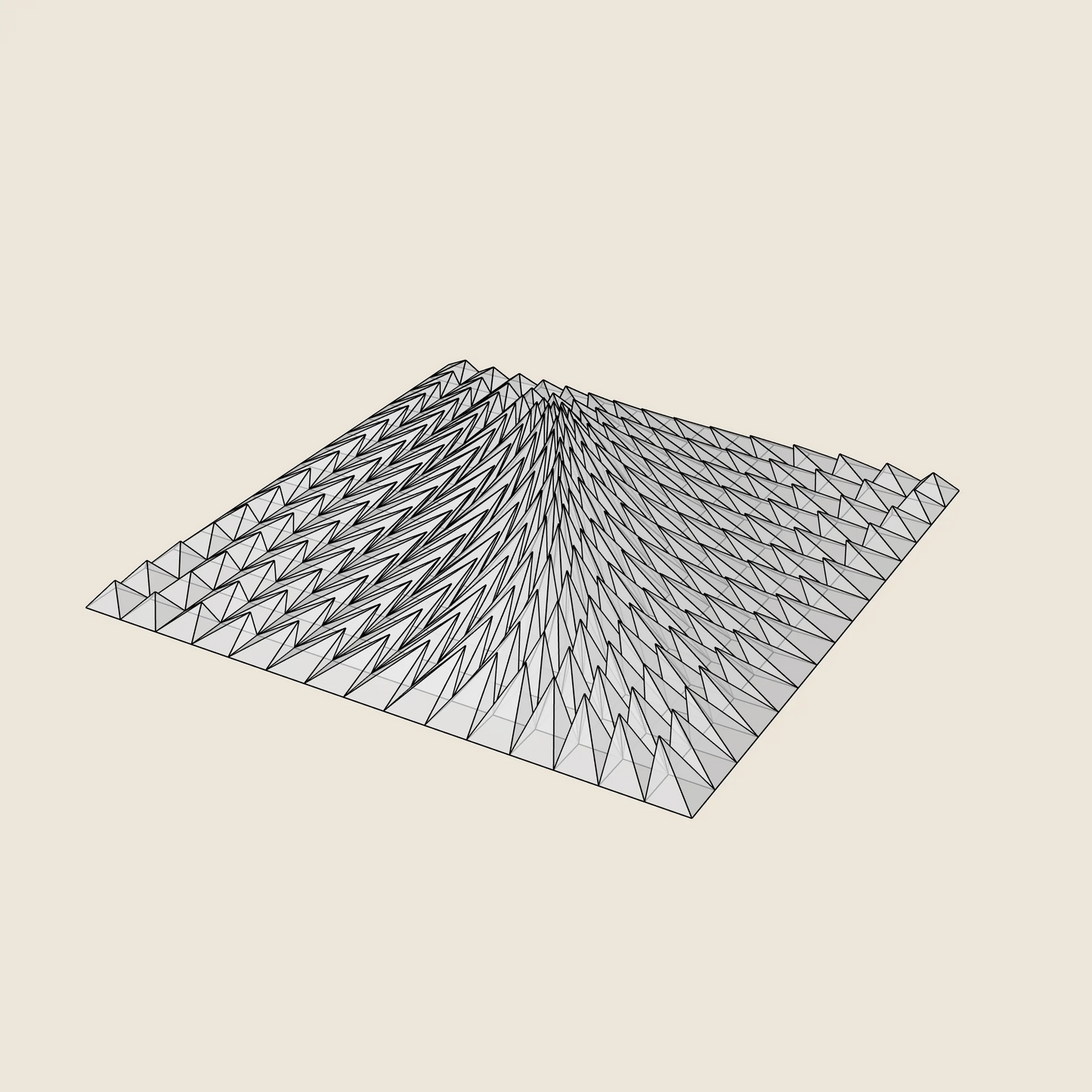 3D MODEL EXPORT for PARAGAMI 01_03 - TECTONIC COLLISION - GIFT