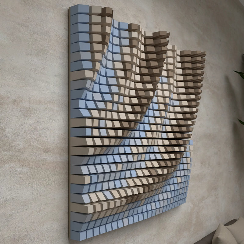 QUARTER CIRCLE WAVES - 3D MODEL / 002_004