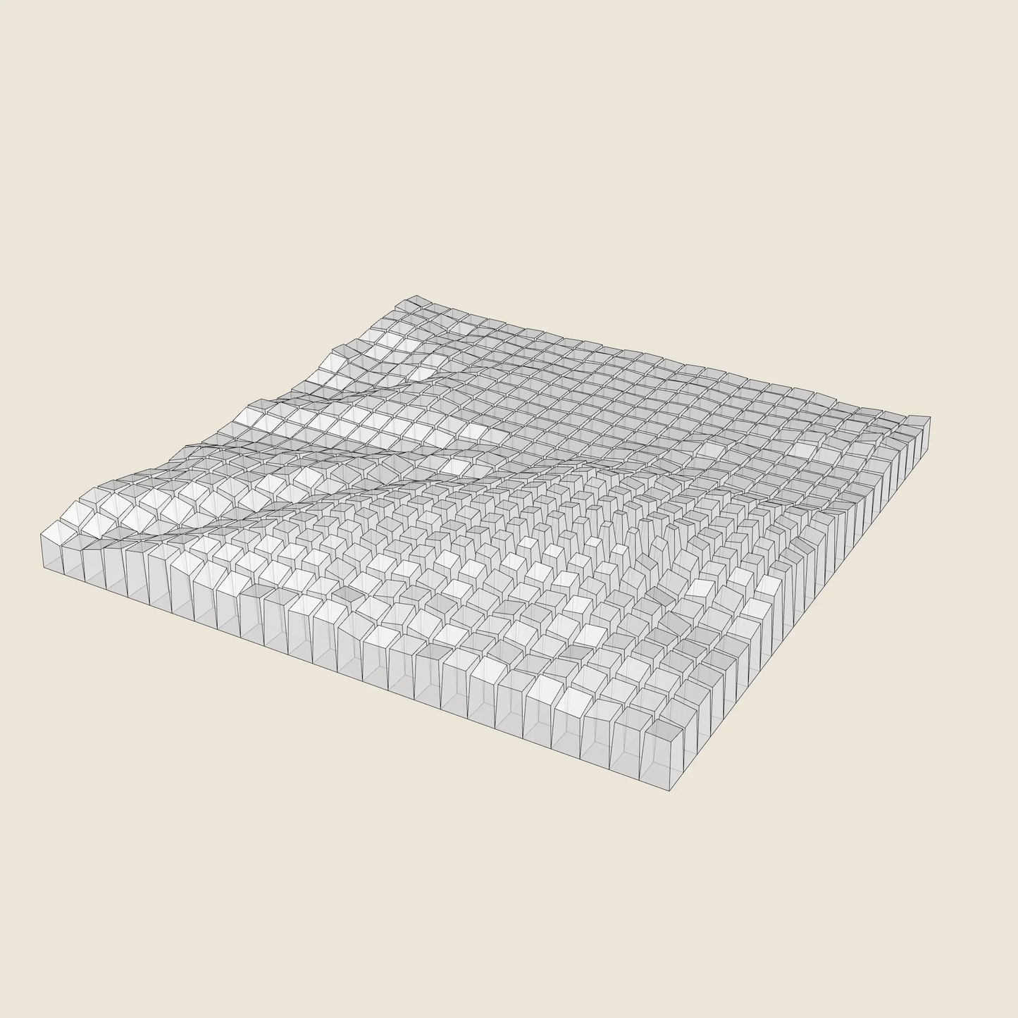 3D MODEL EXPORT for PARAGAMI 03_01 - TOPOGRAPHY EXTRACT - GIFT