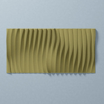 PAPER WAVES / PAPER FOLDING TEMPLATE FOR 3D GEOMETRIC WALL ART ...
