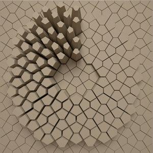 Paper Ramp Templates SPIRAL RAMP / PAPER FOLDING TEMPLATE FOR 3D GEOMETRIC WALL ART ...