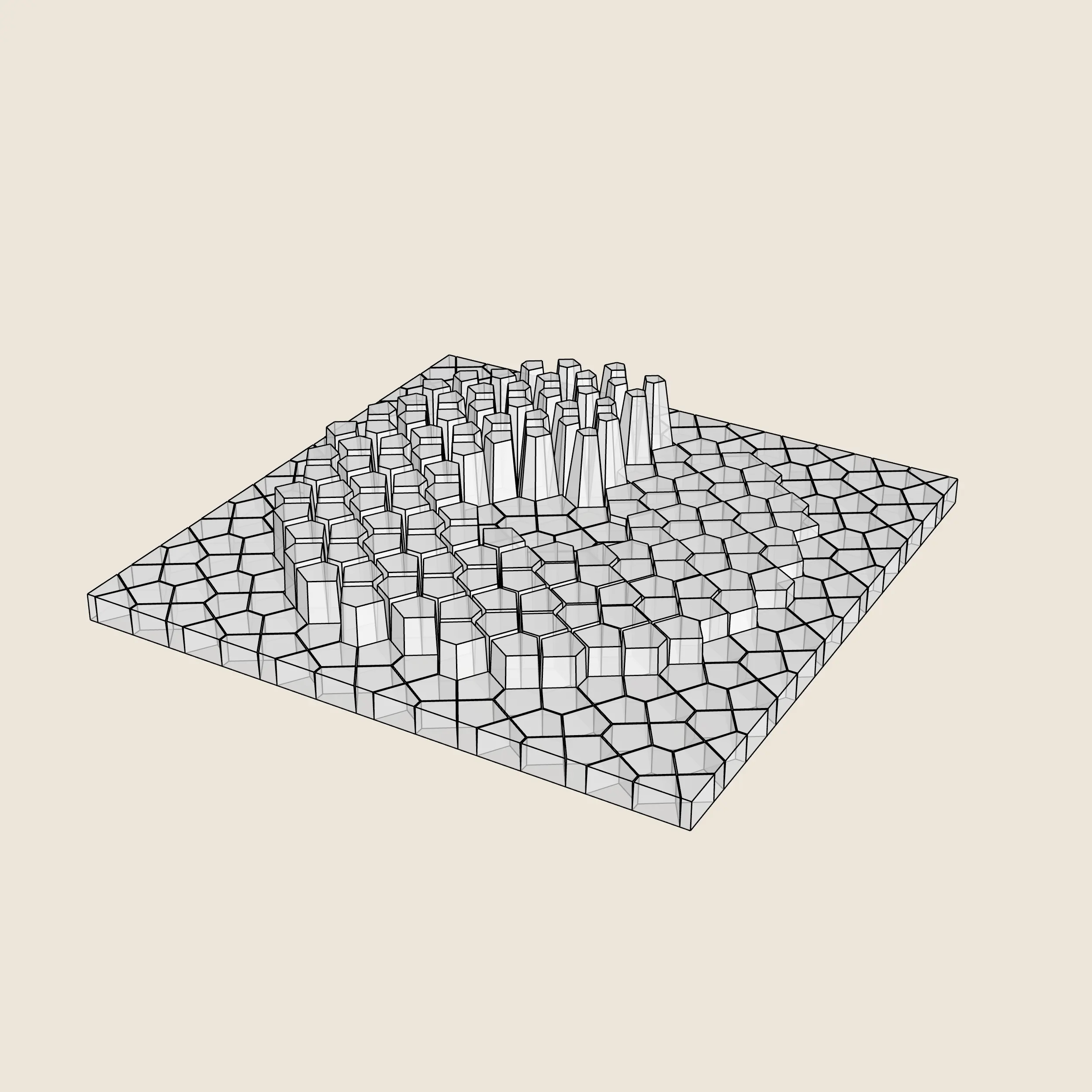 Paper Ramp Templates Spiral Ramp — Modular 3D Printed Wall Art STL Template — Paragami ...
