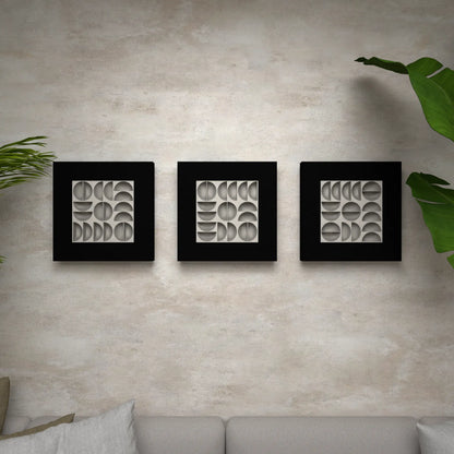 HEMISPHERES 05  / PAPER FOLDING TEMPLATE FOR 3D GEOMETRIC WALL ART / PARAGAMI 09_19