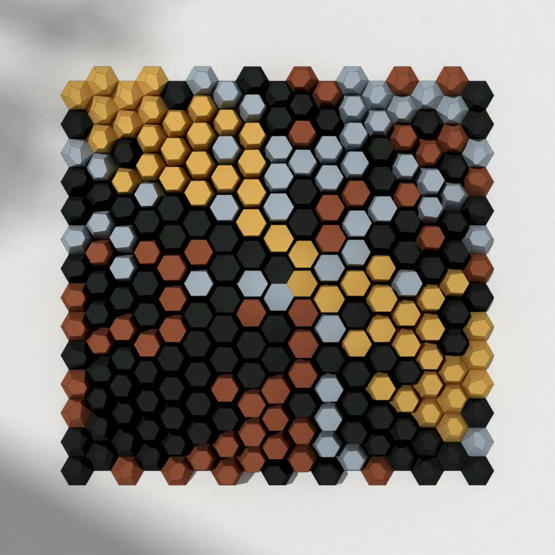 HEXSPIRE: FISSURED HUMP BUNDLE 02 (Blocks + Layout) / PARAGAMI PAPER KIT 101_001_002