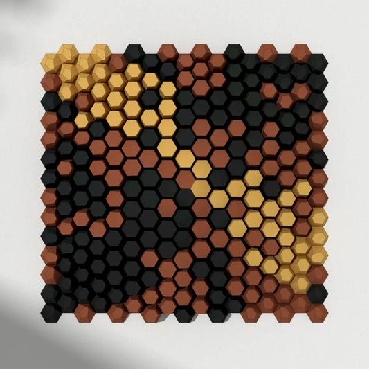 HEXSPIRE: FISSURED HUMP BUNDLE 05 (Blocks + Layout) / PARAGAMI PAPER KIT 101_001_005