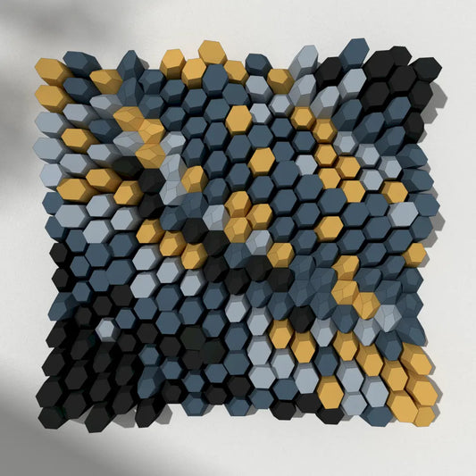 HEXSPIRE: CORNER RIPPLES BUNDLE 02 (Blocks + Layout) / PARAGAMI PAPER KIT 101_002_002