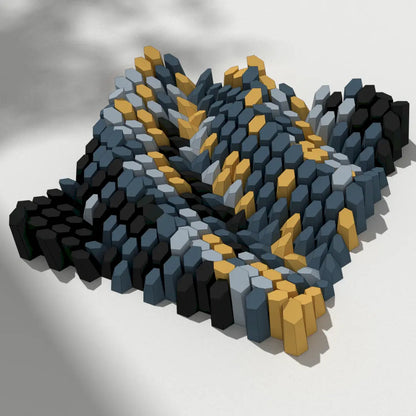 HEXSPIRE: CORNER RIPPLES BUNDLE 02 (Blocks + Layout) / PARAGAMI PAPER KIT 101_002_002