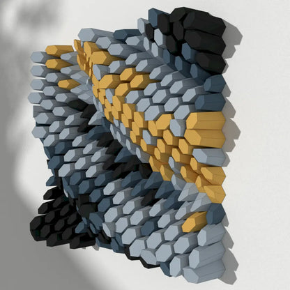 HEXSPIRE: CORNER RIPPLES BUNDLE 05 (Blocks + Layout) / PARAGAMI PAPER KIT 101_002_005