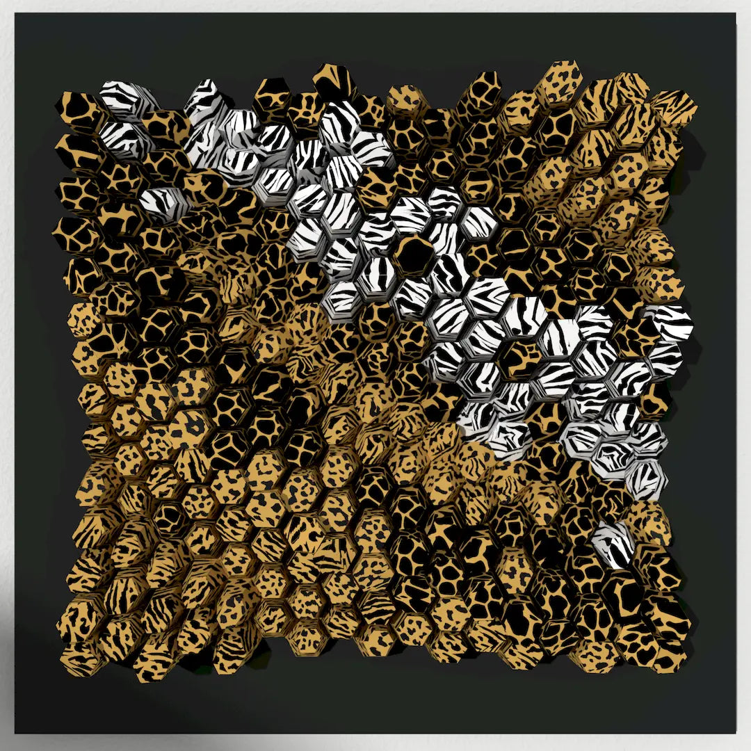 HEXSPIRE: CORNER RIPPLES BUNDLE 05 (Blocks + Layout) / PARAGAMI PAPER KIT 101_002_006