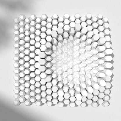 HEXSPIRE: VOLCANO CALDERA BUNDLE WHITE (Blocks + Layout) / PARAGAMI PAPER KIT 101_003_003