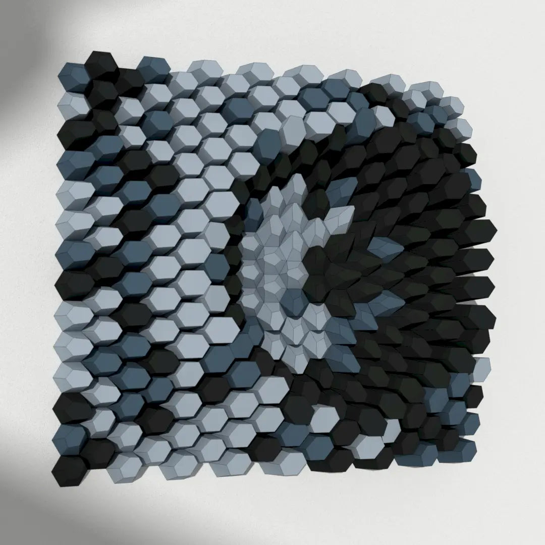 HEXSPIRE: VOLCANO CALDERA BUNDLE 01 (Blocks + Layout) / PARAGAMI PAPER KIT 101_003_004