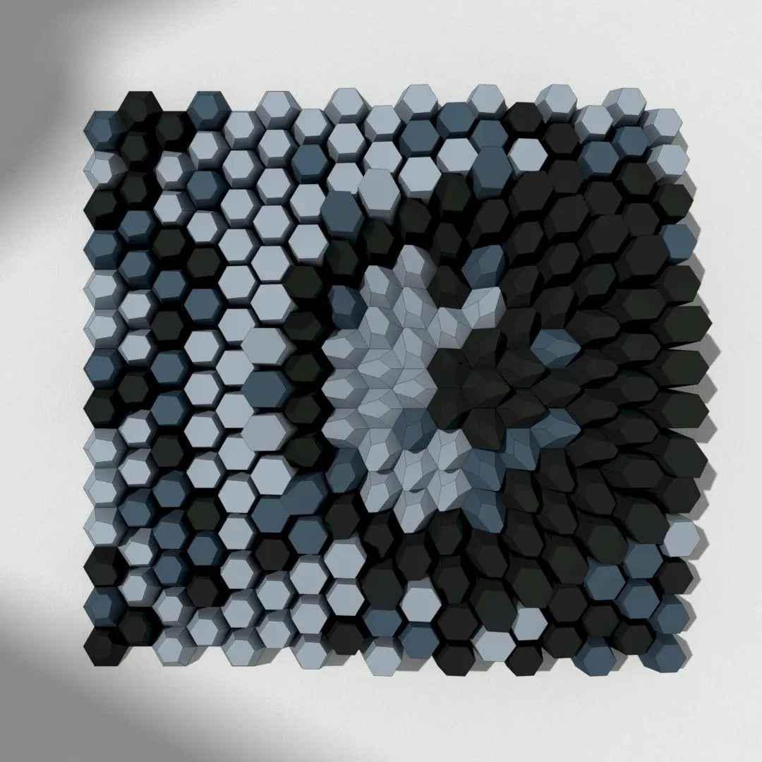 HEXSPIRE: VOLCANO CALDERA BUNDLE 01 (Blocks + Layout) / PARAGAMI PAPER KIT 101_003_004