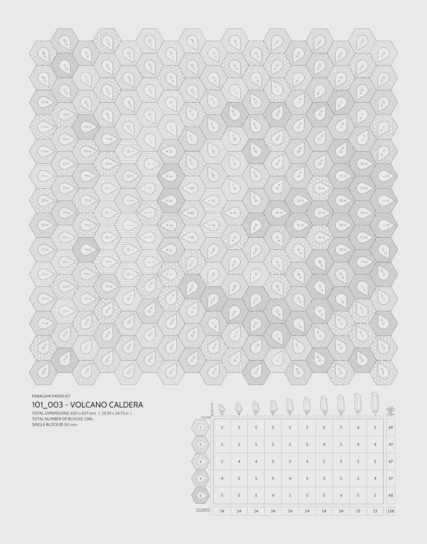HEXSPIRE: LAYOUTS / PARAGAMI PAPER KIT 101_000