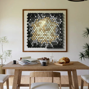Helix Ramp — dual-spiral HEXSPIRE paper kit wall art, Paragami