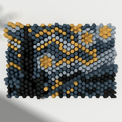 HEXSPIRE: STARRY NIGHT "M" BUNDLE 01 (Blocks + Layout) / PARAGAMI PAPER KIT 101_014_001