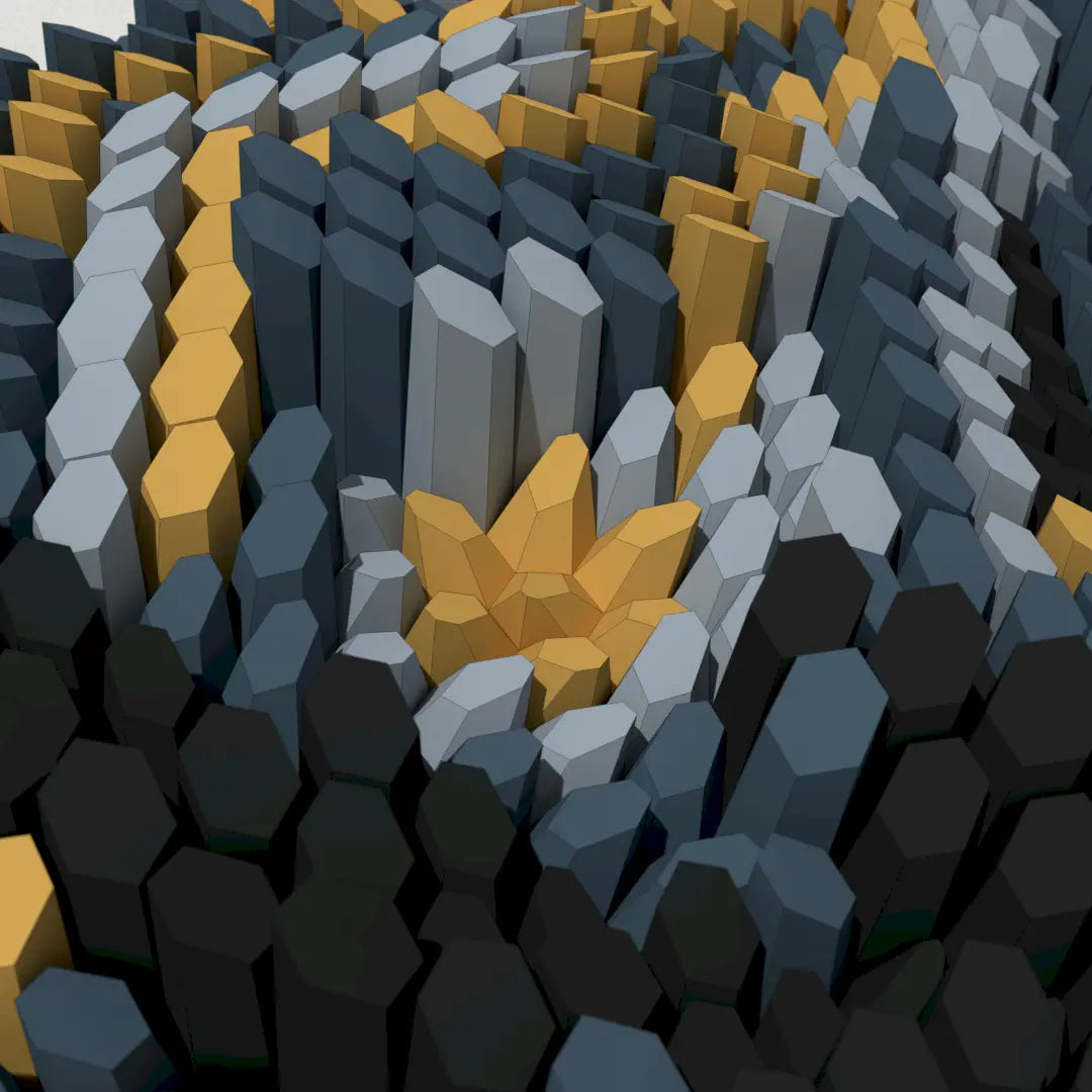 HEXSPIRE: STARRY NIGHT "M" BUNDLE 01 (Blocks + Layout) / PARAGAMI PAPER KIT 101_014_001