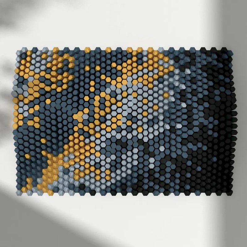 CREASED CANVAS  / HEXSPIRE 101_021