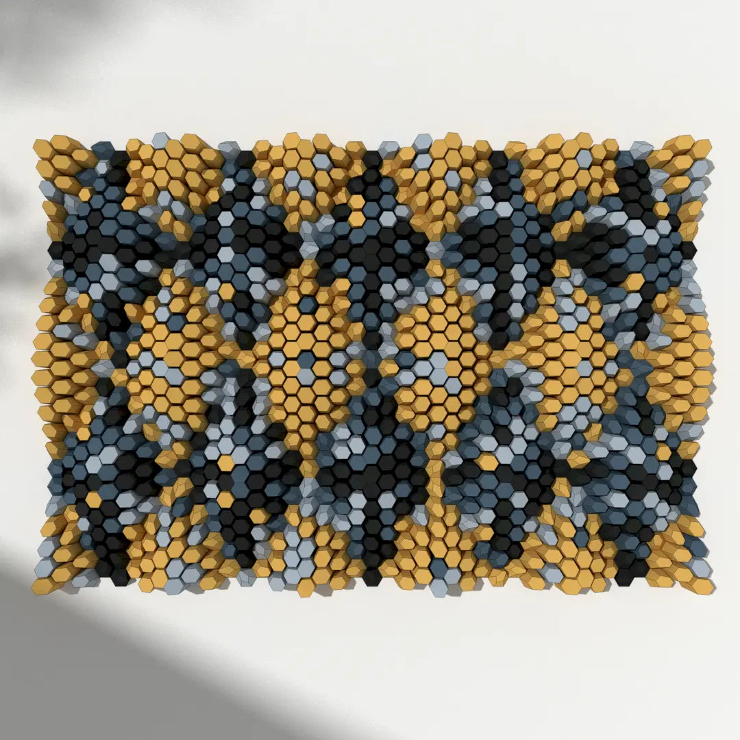 HEXSPIRE: DIAMOND UPHOLSTERY BUNDLE 01 (Blocks + Layout) / PARAGAMI PAPER KIT 101_023_001