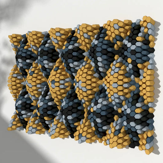 HEXSPIRE: DIAMOND UPHOLSTERY BUNDLE 01 (Blocks + Layout) / PARAGAMI PAPER KIT 101_023_001