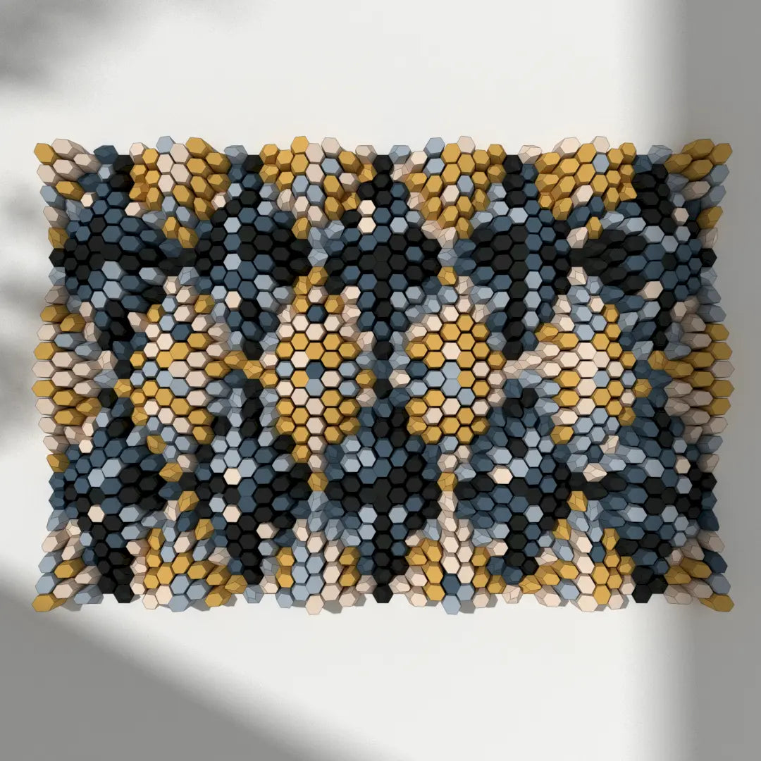 HEXSPIRE: DIAMOND UPHOLSTERY BUNDLE 01 (Blocks + Layout) / PARAGAMI PAPER KIT 101_023_001