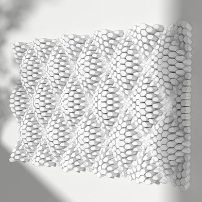 HEXSPIRE: DIAMOND UPHOLSTERY BUNDLE WHITE (Blocks + Layout) / PARAGAMI PAPER KIT 101_023_003