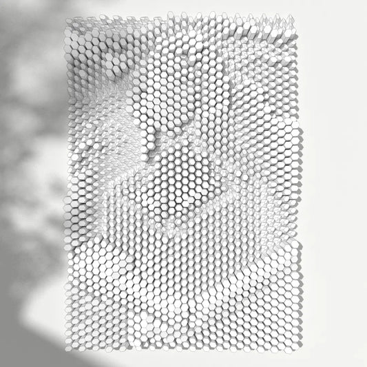 HEXSPIRE: MONA LISA BUNDLE WHITE (Blocks + Layout) / PARAGAMI PAPER KIT 101_032_003