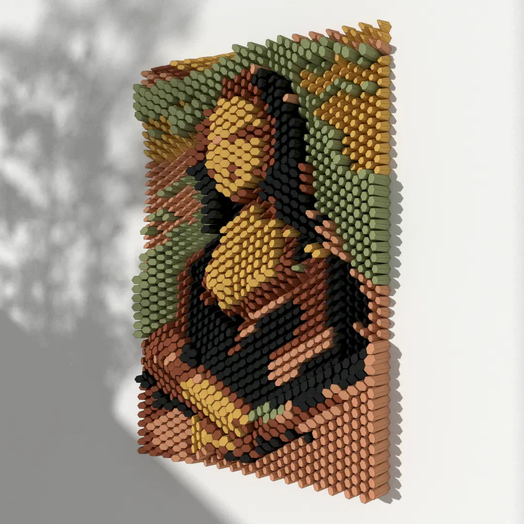 HEXSPIRE: MONA LISA BUNDLE 01 (Blocks + Layout) / PARAGAMI PAPER KIT 101_032_001
