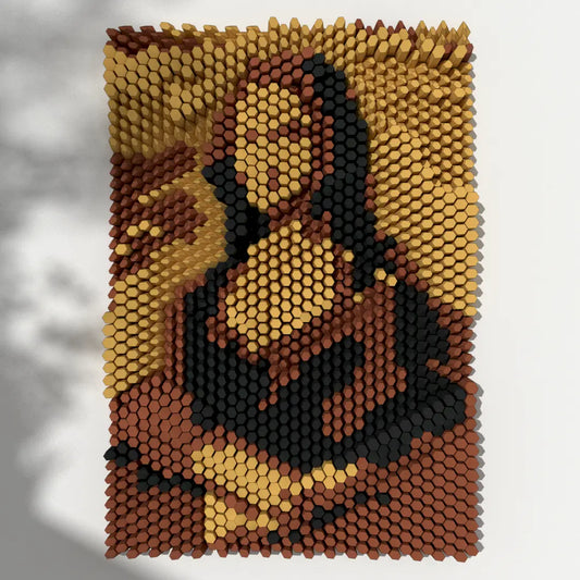 HEXSPIRE: MONA LISA BUNDLE 01 (Blocks + Layout) / PARAGAMI PAPER KIT 101_032_001