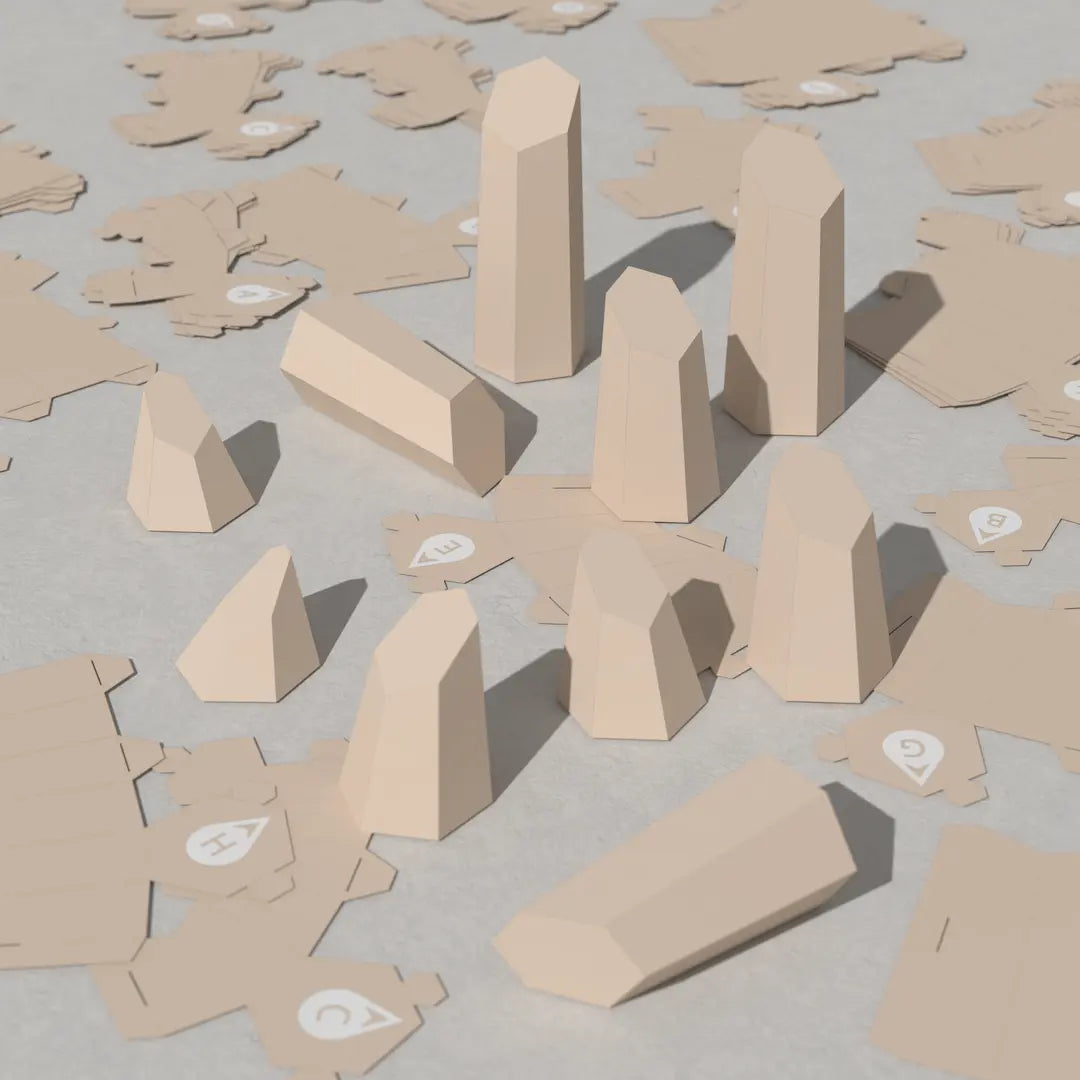 HEXSPIRE: 50 BLOCKS PACKAGE / PARAGAMI PAPER KIT 101_000