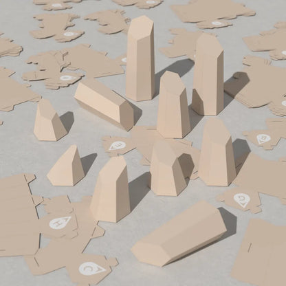 HEXSPIRE: 50 BLOCKS PACKAGE / PARAGAMI PAPER KIT 101_000