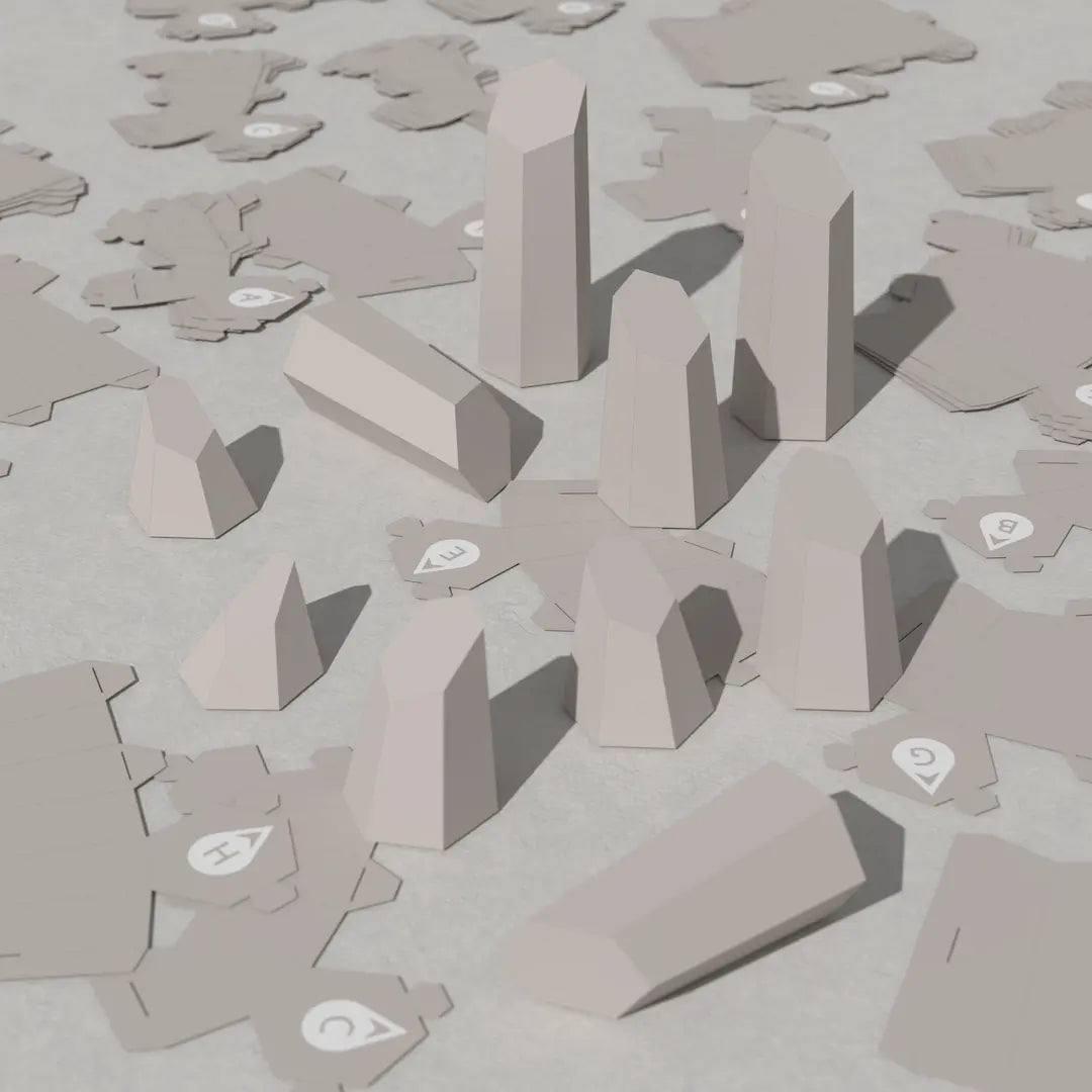 HEXSPIRE: 50 BLOCKS PACKAGE / PARAGAMI PAPER KIT 101_000