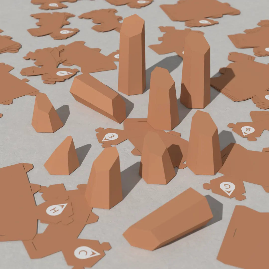 HEXSPIRE: 50 BLOCKS PACKAGE / PARAGAMI PAPER KIT 101_000